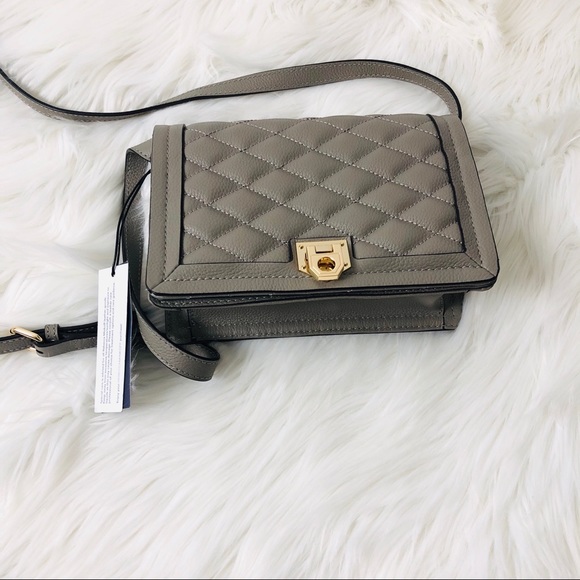 Rebecca Minkoff Handbags - Rebecca Minkoff | Taupe Madison Quilted Crossbody